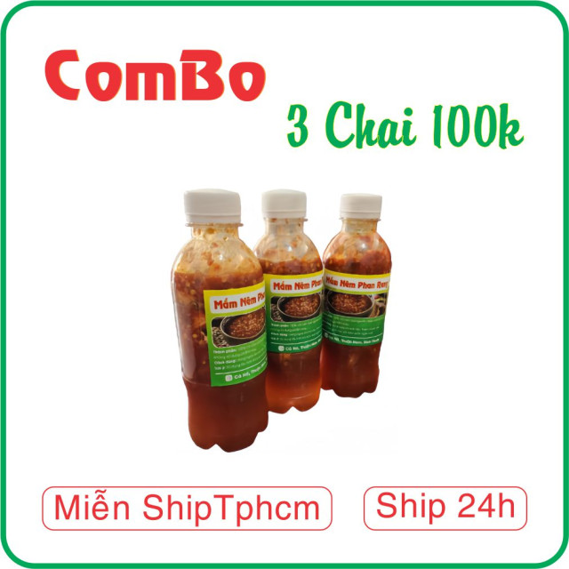 Combo 3 Chai Mắm Nêm Phan Rang