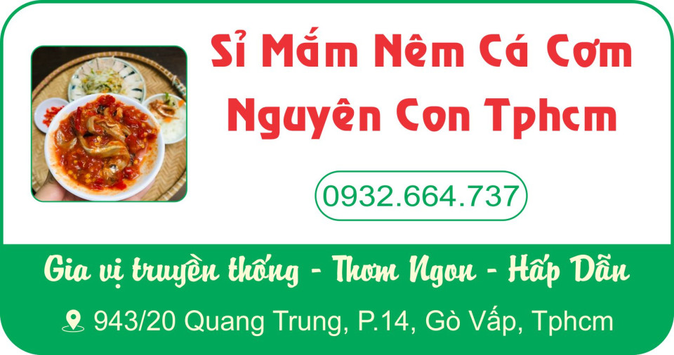 Sỉ Mắm Nêm Nguyên Con Tphcm