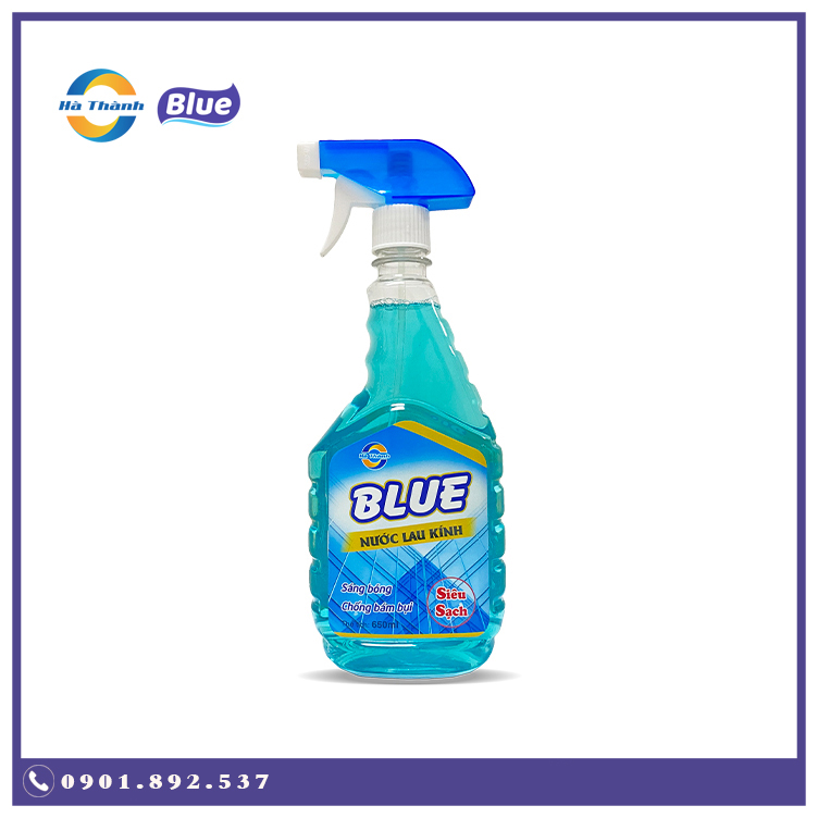 Nước Lau Kính Blue 650ml Sạch Trong Suốt - Sáng Bóng